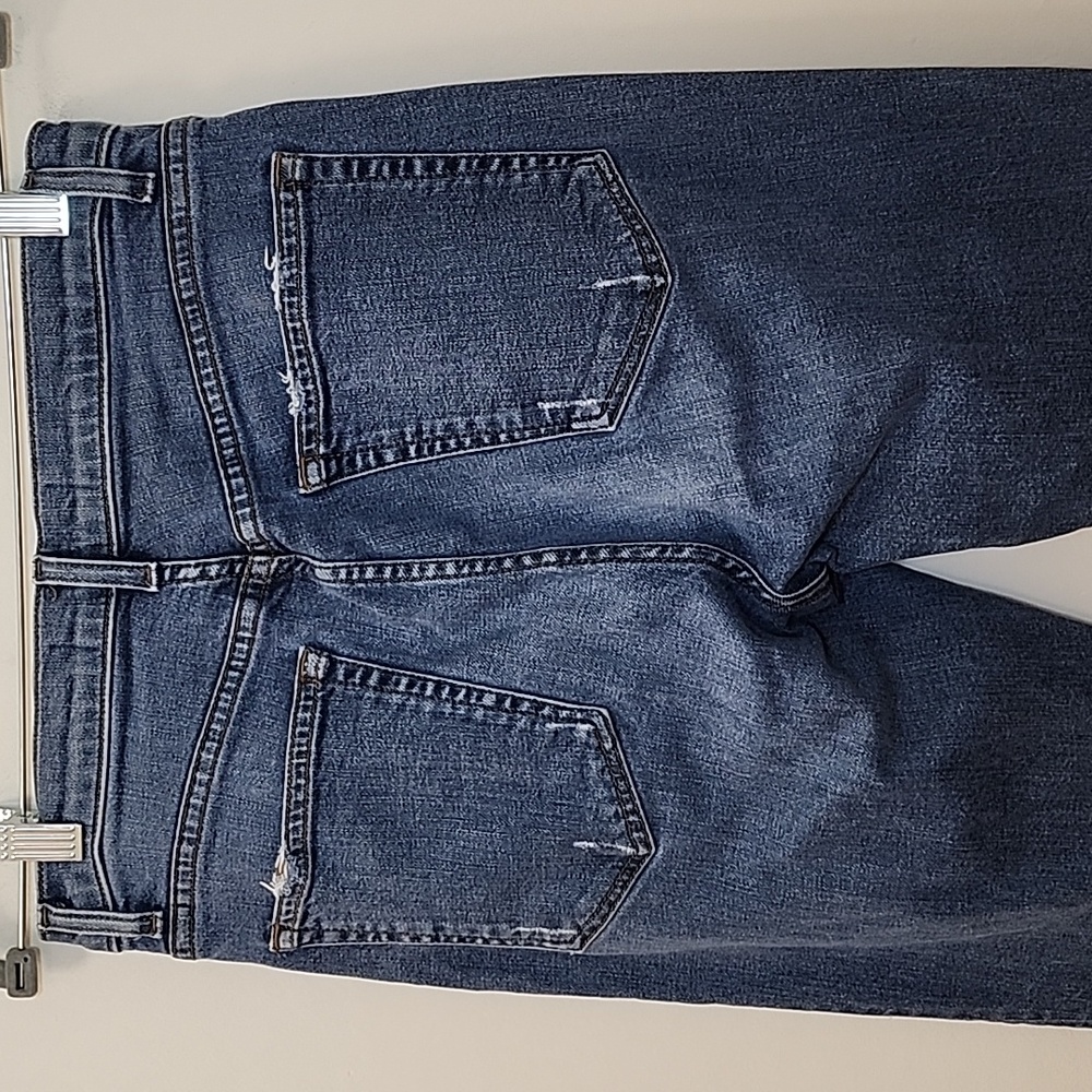 Reformation Jeans high-rise Skinny Strechy Meduim Wash blue denim Size 28 - Picture 14 of 16